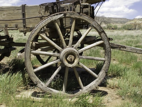 Preview: Vintage Wagon Wheel Of The Old West