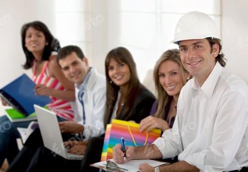Preview: Group Of People With Different Professions And Occupations