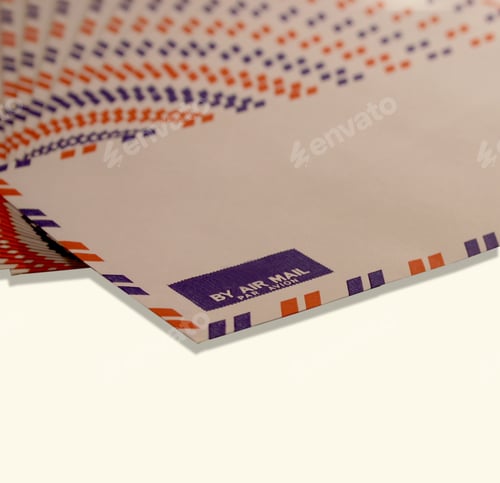 Preview: Air Mail Post Envelopes