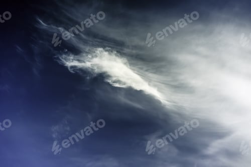 Preview: Genesis Of A White Cloud At High Altitude