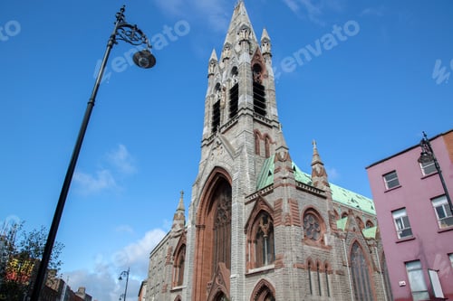 Preview: Facade Of Augustinian Friary; St John The Baptist - John’S Lane Church; Dublin; Ireland