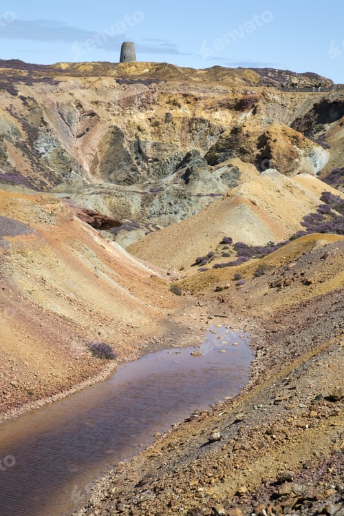 Preview: Parys Mountain Copper Mine; Amlwch; Anglesey; Wales; Uk