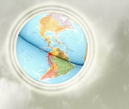 Preview: Globe On A Light Background
