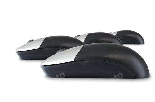 Preview: Computer Mouse Race Over White
