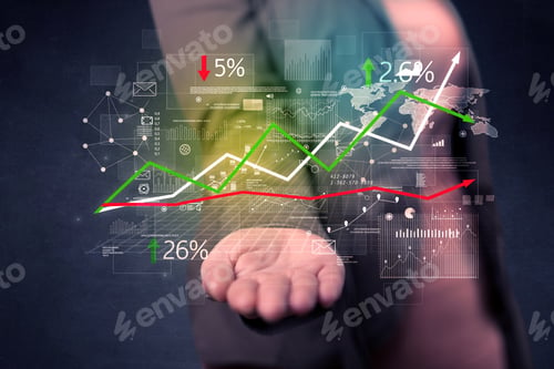 Preview: Detailed Financial Plan In The Hands Of A Young Casual Businesswoman