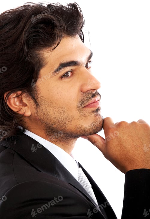 Preview: Confident Business Man Isolated Over A White Background