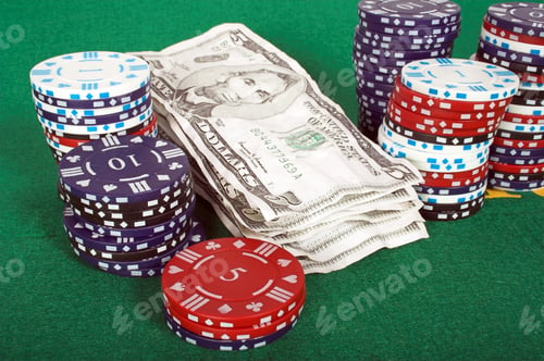 Preview: Casino Tokens And Gambling Money 1