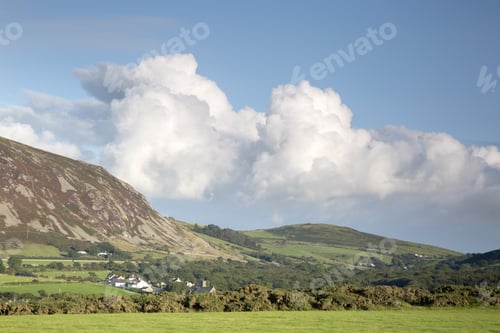 Preview: Cloudscape At Trefor; Caernarfon; Wales; Uk