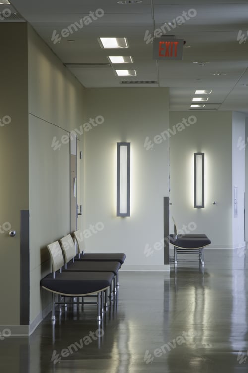 Preview: Hallway And Chairs Outside Classrooms At Community College