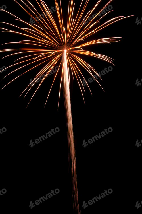 Preview: Rocket Trail To Burst Of Fireworks