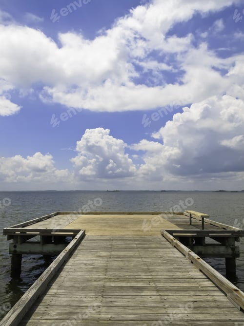 Preview: End Of Wetlands Walkway Boardwalk In Ocean City, Maryland
