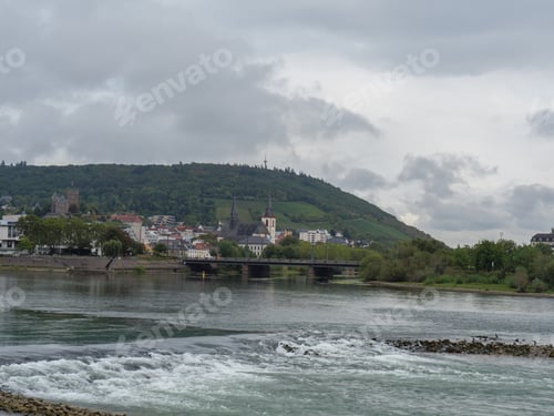 Preview: The Village Of Ruedesheim At The River Rhine