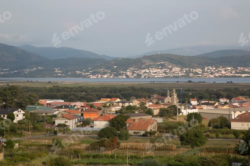 Preview: View Of Countryside In Galicia, Spain,