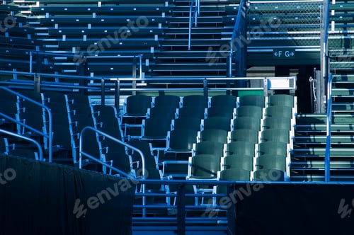 Preview: Inside A Tennis Stadium Early In The Morning