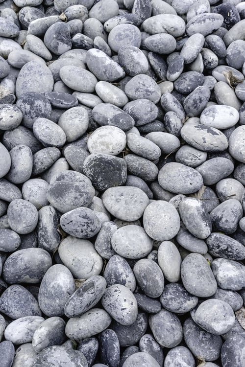 Preview: Background Of Smooth Rounded Stones Outdoors