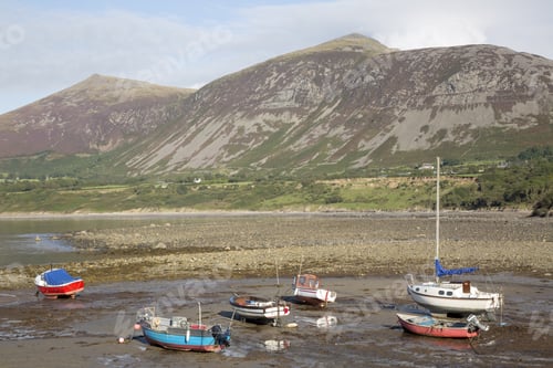 Preview: Fishing Boats In Trefor, Caernarfon, Wales; Uk