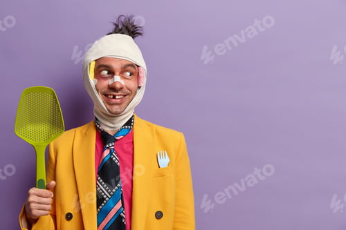 Preview: Positive Man With Shiner Under Eye, Has Missing Teeth, Beaten By Someone, Forgets About His Health