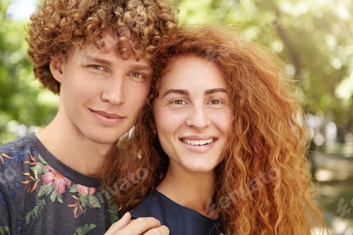 Preview: Family Bonds, Love, Relationships, Joy And Happiness Concept. Amazing Happy Young Couple Of