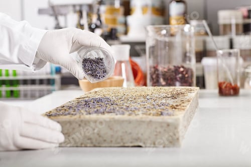 Preview: Horizontal Laboratory Portrait Of Difficult Process Of Seed Production And Planting Exotic Plants