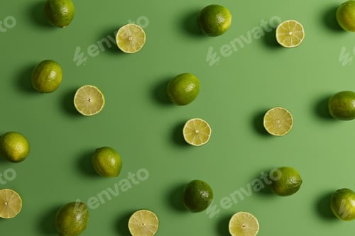 Preview: Evergreen Edible Tropical Citrus Limes Provides Juice Or Peel To Food Dishes For Refreshing, Tart