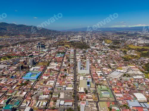 Preview: Beautiful Aerial View Of The Empty Streets Due To Coronavirus Disease (Covid-19) In San Jose Costa
