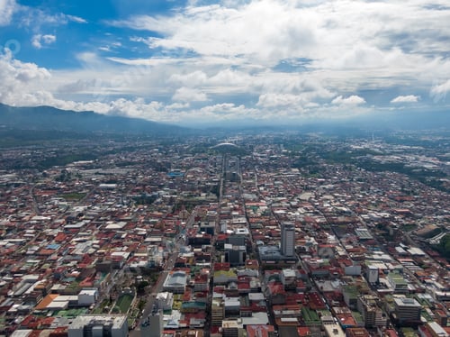 Preview: Beautiful Aerial View Of The City Of San Jose - Costa Rica