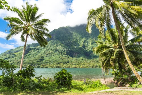 Preview: Moorea Island In The French Polynesia.