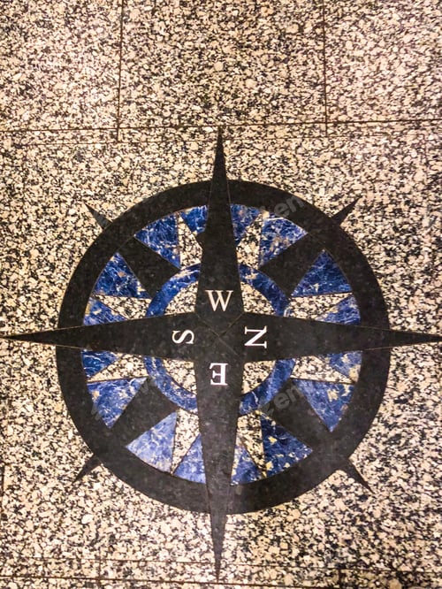 Preview: Chicago Compass Rose In The Subway