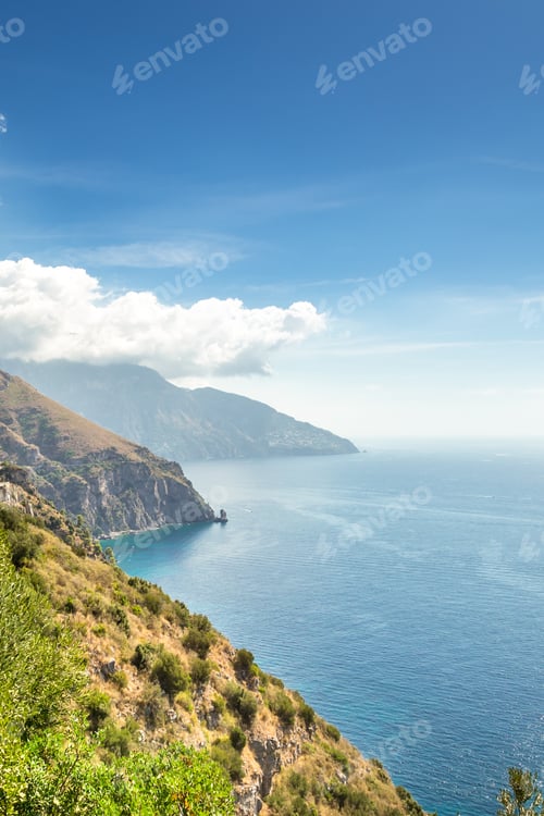 Preview: Amalfi Coast, Mediterranean Sea, Italy.