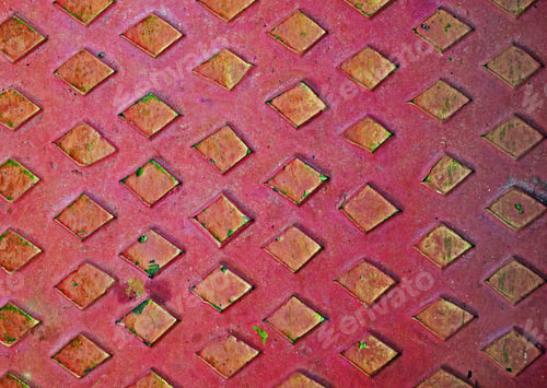 Preview: Red Metallic Surface Texture Background