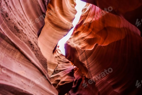 Preview: Beautiful View Of The Inside Of The Antelope Canyon In Arizona