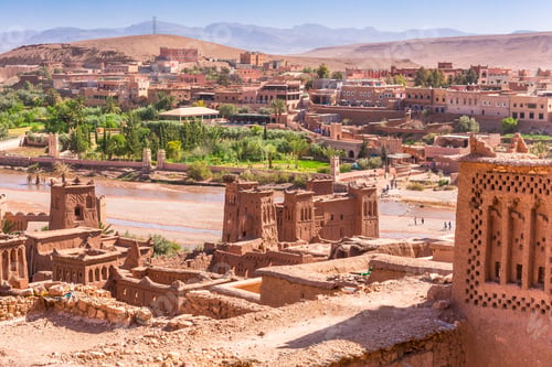Preview: View Of Ait Benhaddou Kasbah, Ait Ben Haddou, Ouarzazate, Morocco