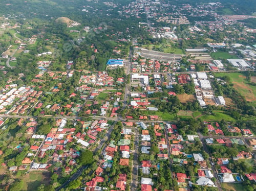 Preview: Beautiful Aerial View Of A Luxury Suburbs Condominium