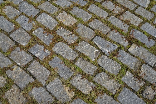 Preview: Cobblestone Texture Background With Grass