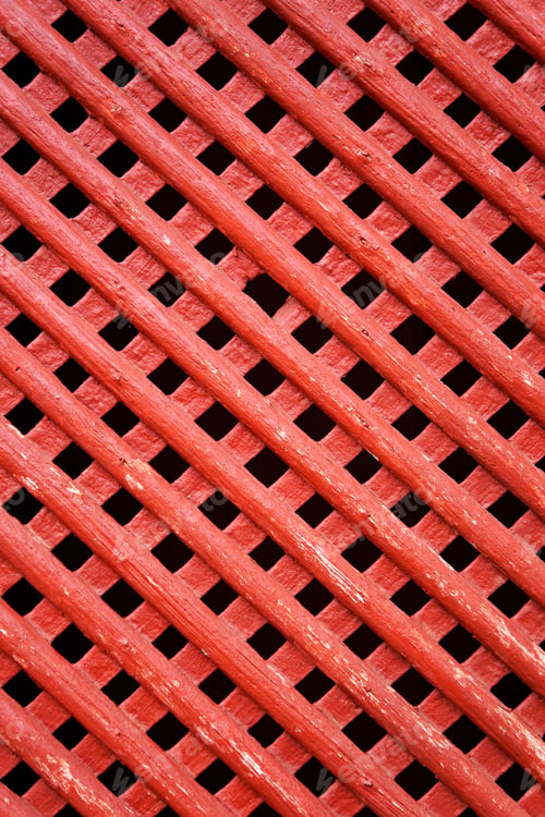 Preview: Red Wooden Truss In Historical City Of Tiradentes, Brazil