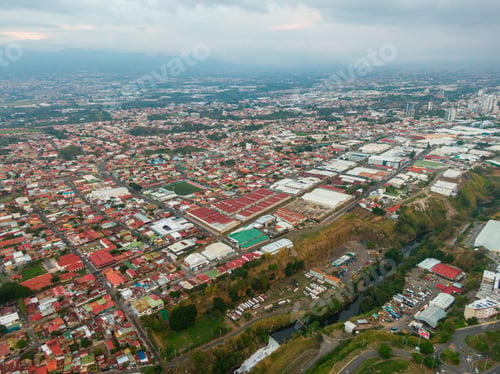 Preview: Impressive Aerial View Of The City Of San Jose With View To The Sabana Park