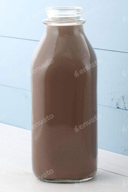 Preview: Delicious, Nutritious And Fresh Chocolate Bottle, Made With Organic Real Cocoa Mass.