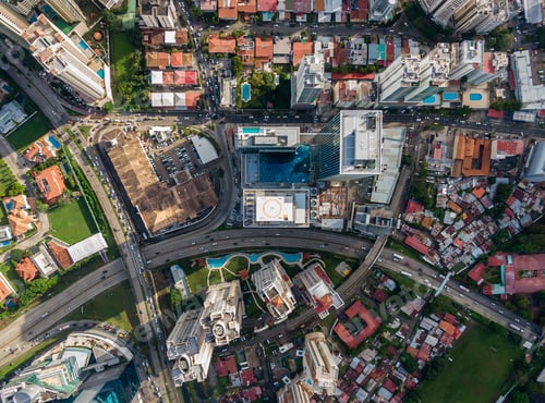 Preview: Beautiful Aerial View Of The Panama City Buildings Parks And Marina