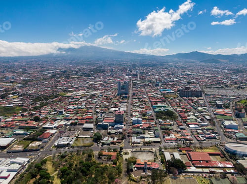 Preview: Beautiful Aerial View Of The Empty Streets Due To Coronavirus Disease (Covid-19) In San Jose Costa