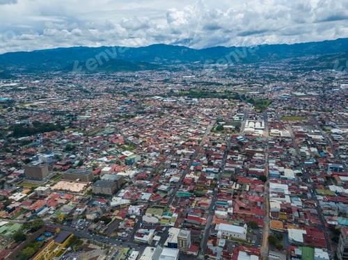 Preview: Beautiful Aerial View Of San Jose Costa Rica