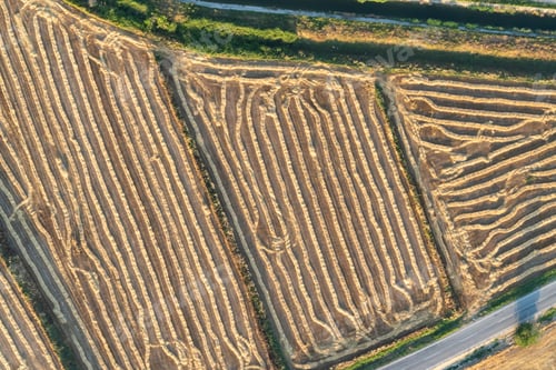 Preview: Landscape Of Crop Fields In Pamukkale, Turkey.