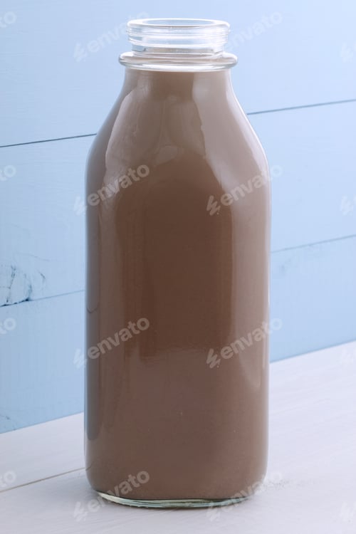 Preview: Delicious Fresh Chocolate Milk, On Vintage Styling.