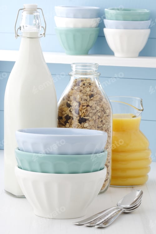 Preview: Granola, Delicious And Healthy Breakfast, Meal Or Snack Food, Popular Around The World, And Often