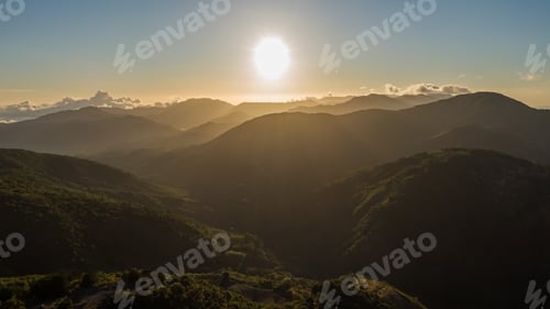 Preview: Beautiful Aerial View Of The Mountains And The Don Manuel Lagoon In Costa Rica