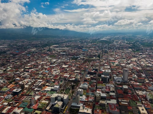 Preview: Beautiful Aerial View Of The City Of San Jose - Costa Rica