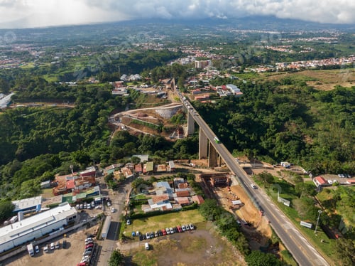 Preview: Beautiful Aerial View Of The Saprissa Bridge
