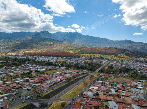 Preview: Beautiful Aerial View Of The City Of San Jose Costa Rica