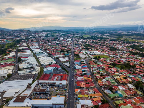 Preview: Beautiful Aerial View Of Costa Ricas San Jose City