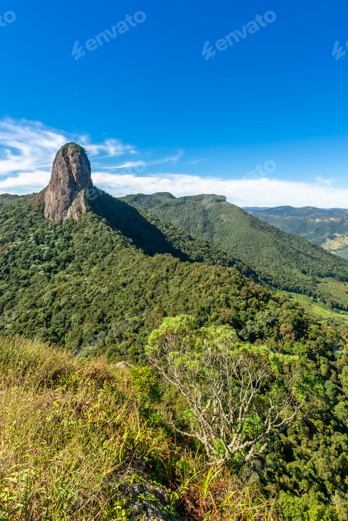 Preview: Pedra Do Bau, Rock Mountain Peak In Sao Bento Do Sapucai, Brazil. South America.