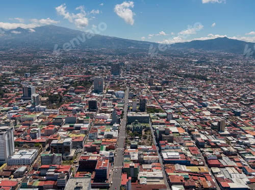 Preview: Beautiful Aerial View Of The Empty Streets Due To Coronavirus Disease (Covid-19) In San Jose Costa